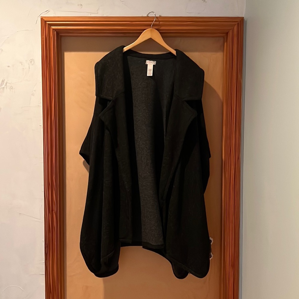 Oversized poncho